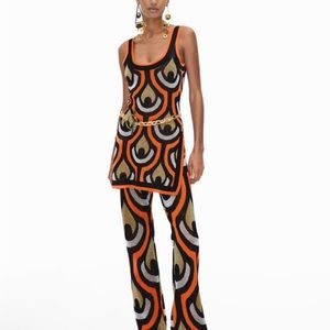 Rabanne x H&M Glittery Jacquard Knit Pants